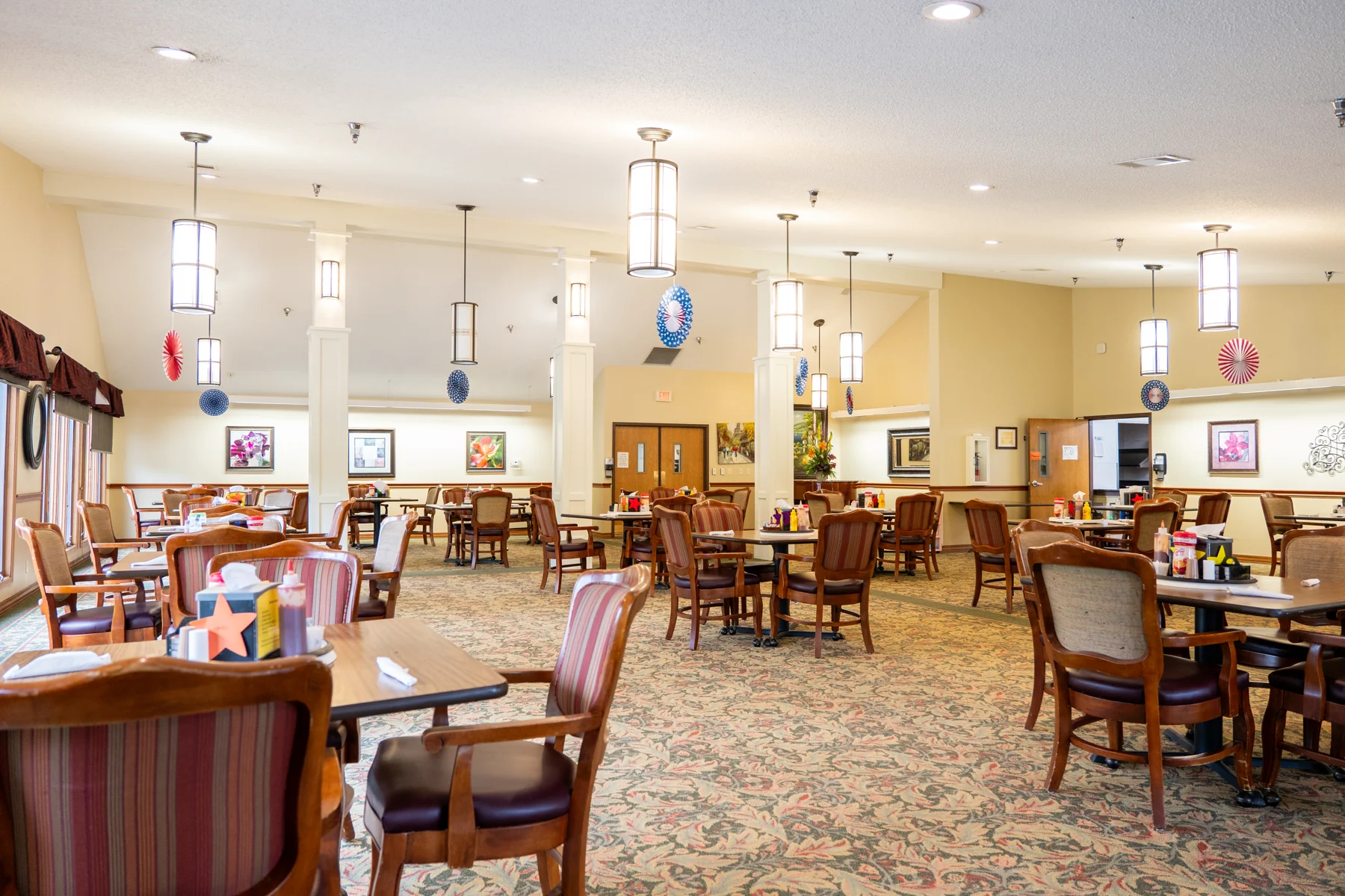 The Villas community dining room